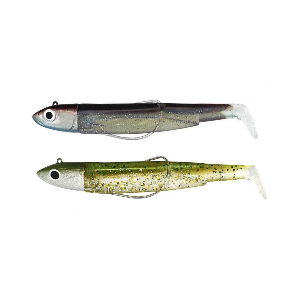 FIIISH BLACK MINNOW N.2 DOUBLE COMBO 10g KHAKI-SEXY BROWN BM774 image