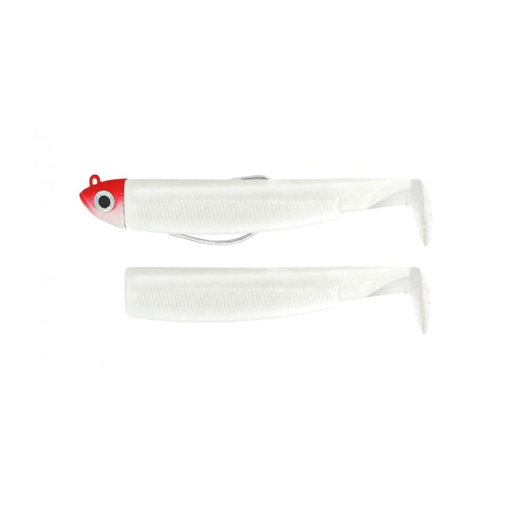 FIIISH BLACK MINNOW N.3 COMBO 12G WHITE RED HEAD BM505 image