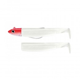 FIIISH BLACK MINNOW N.3 COMBO 25g WHITE RED HEAD BM503 image