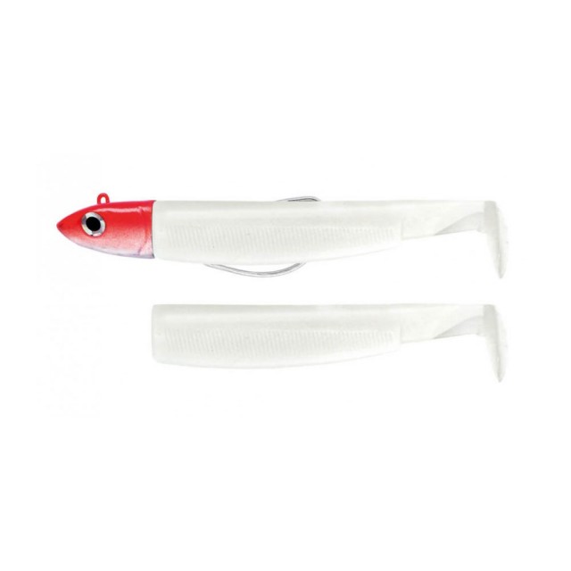 FIIISH BLACK MINNOW N.3 COMBO 25g WHITE RED HEAD BM503 main image