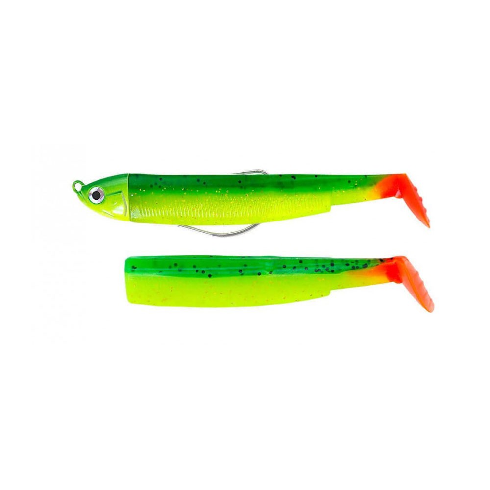 FIIISH BLACK MINNOW N.3 COMBO 6G GREEN ORANGE BM638 image