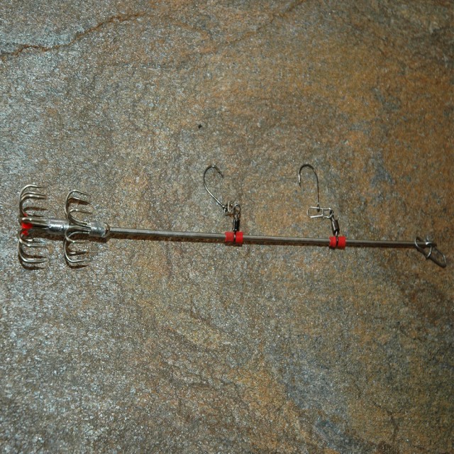 Καφτερό ψιλή βελόνα 15cm με 2 αγκίστρια της RLINEA main image