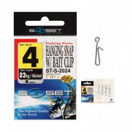 Hanging Snap μαζί με Bait Clip ST-S-2024 της SUNSET 8τμχ image