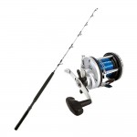 Καλάμι MIAMI 1.65mt 8-16lbs + Μηχανισμός JD300 Trolling + Πετονιά + Τεχνητό  image - 0