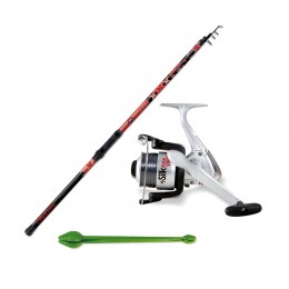 Καλάμι VIGOR ΧΧΧ 3.00 + Μηχανισμός SILKLINE 40 + Πετονιά + Απαγκιστρωτής image