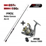 Combo PROX NEKO GONZO AIR-K 1-7gr + RYOBI XENOS 1000 image - 0