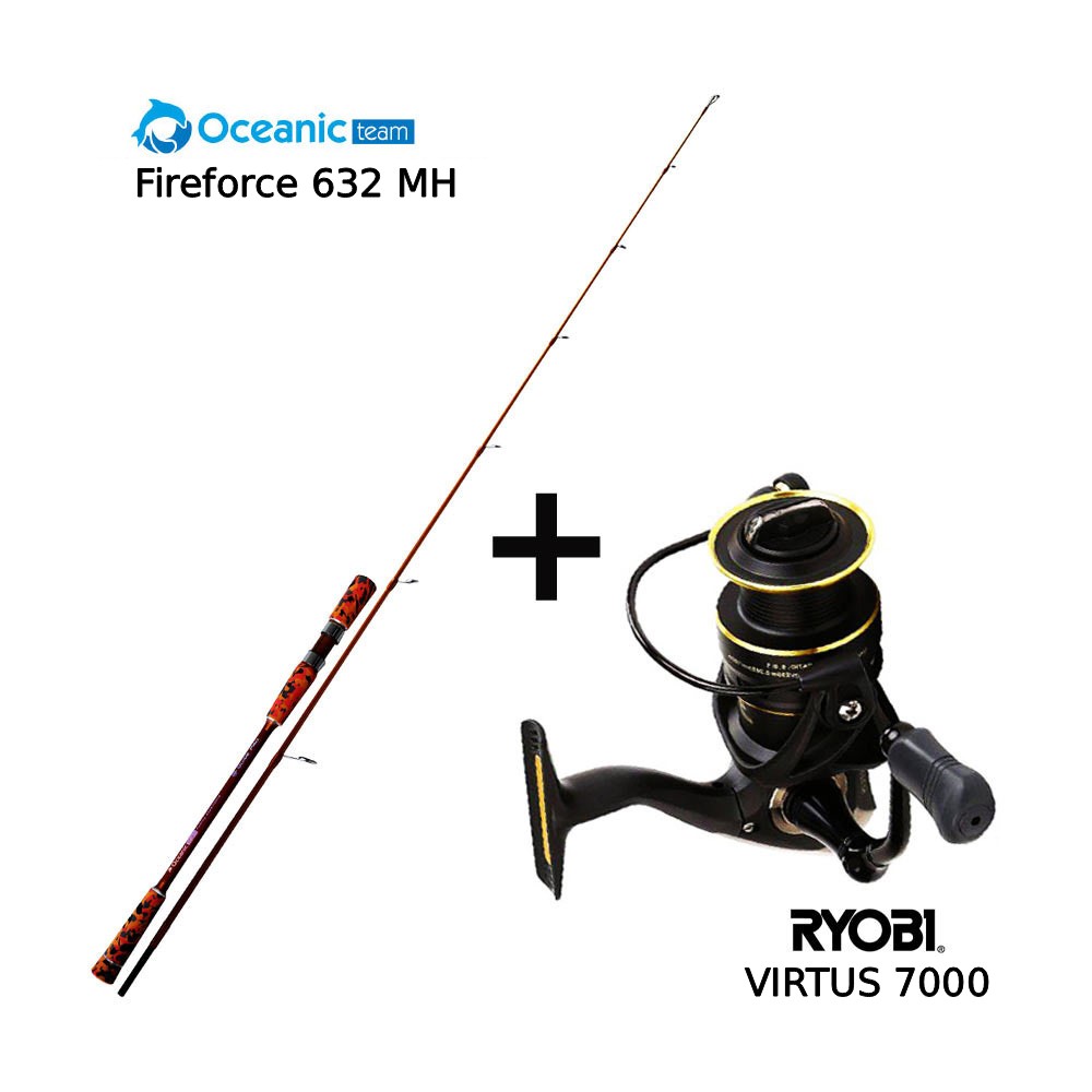 Combo boat OCEANIC FIREFORCE 632MH + RYOBI VIRTUS 7000 image