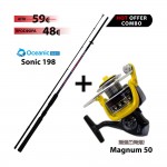 Combo boat OCEANIC SONIC 198 + SENSEI MAGNUM 50 image - 0