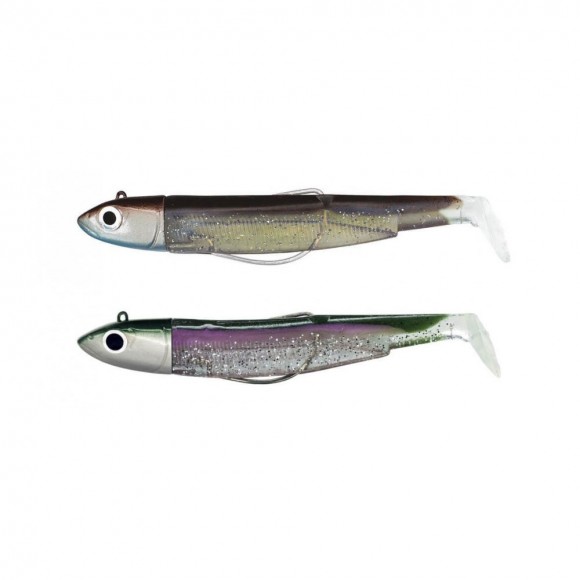 FIIISH BLACK MINNOW N.4 DOUBLE COMBO 40g SEXY BROWN-GREEN MORNING BM1336 main image