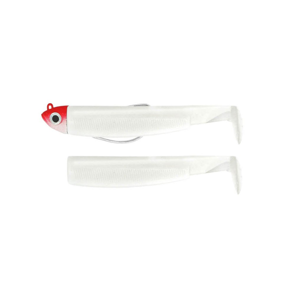 FIIISH BLACK MINNOW N.2 COMBO 5g WHITE-REDHEAD BM3002 image