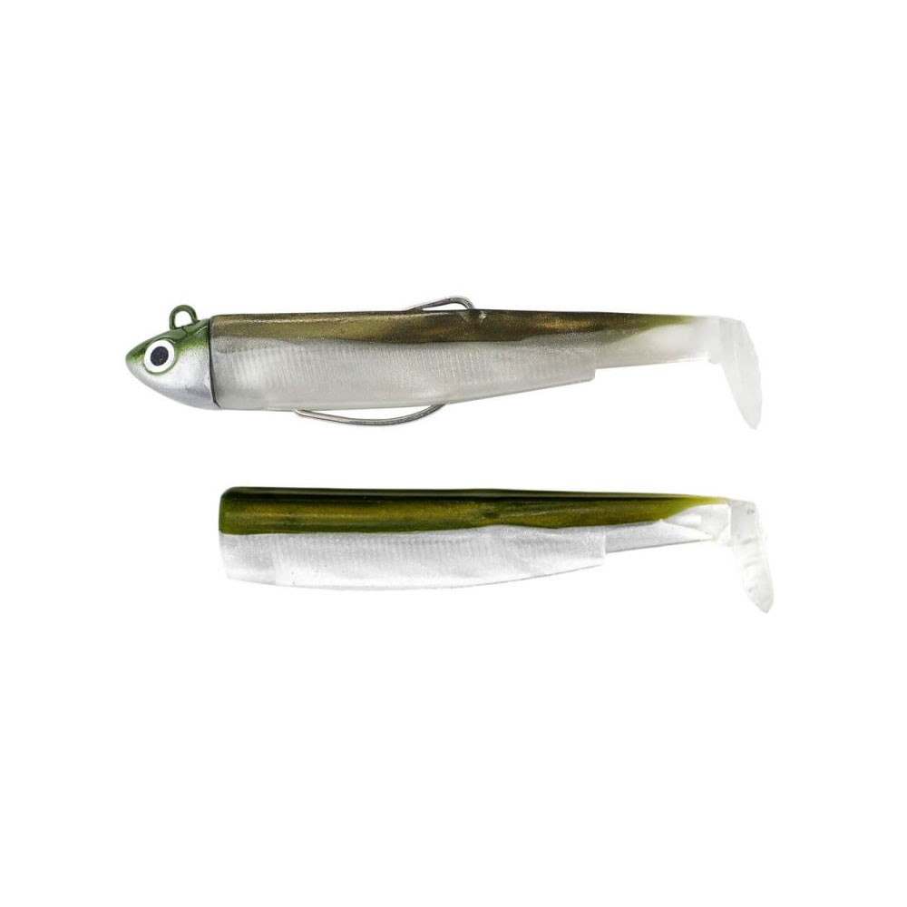 FIIISH BLACK MINNOW N.2 COMBO 8g KHAKI BM3004 image