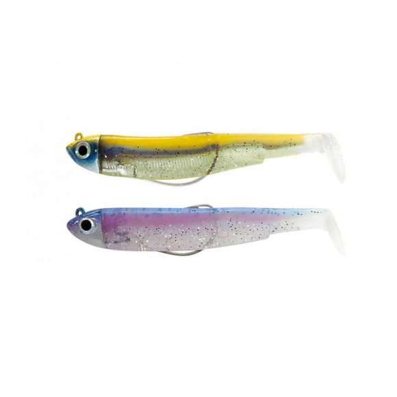 FIIISH BLACK MINNOW N.2 DOUBLE COMBO 5g RAINBOW-GOLD BLUE BM918 main image