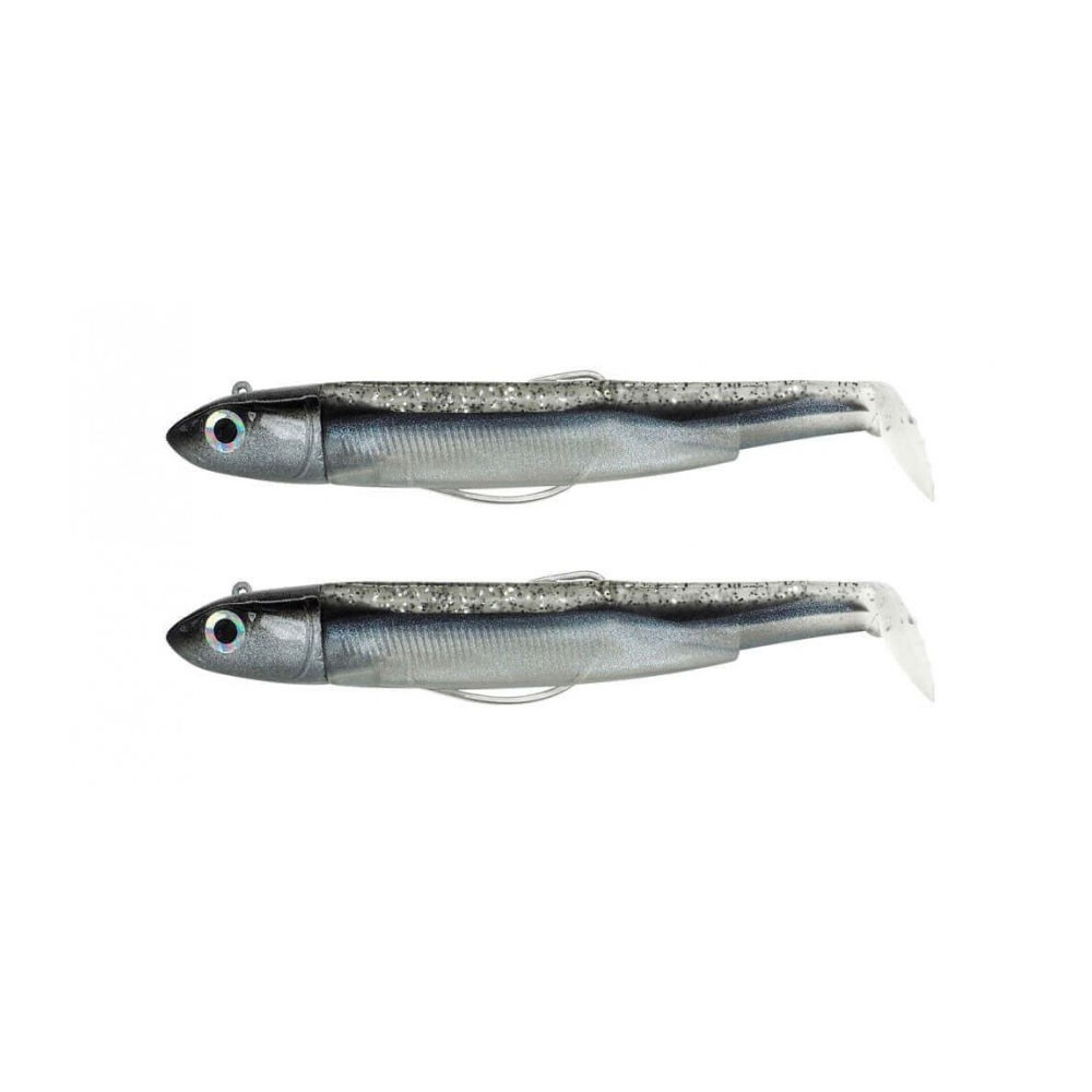 FIIISH BLACK MINNOW N.2 DOUBLE COMBO 10g BLACK MULLET BM927 image