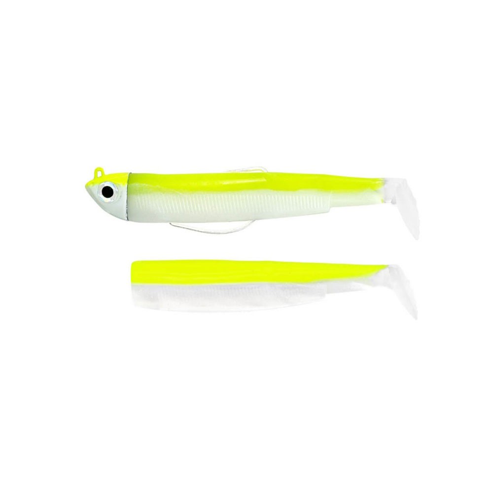 FIIISH - BLACK MINNOW N.3 COMBO 12g FLUO YELLOW UV BM3015 image