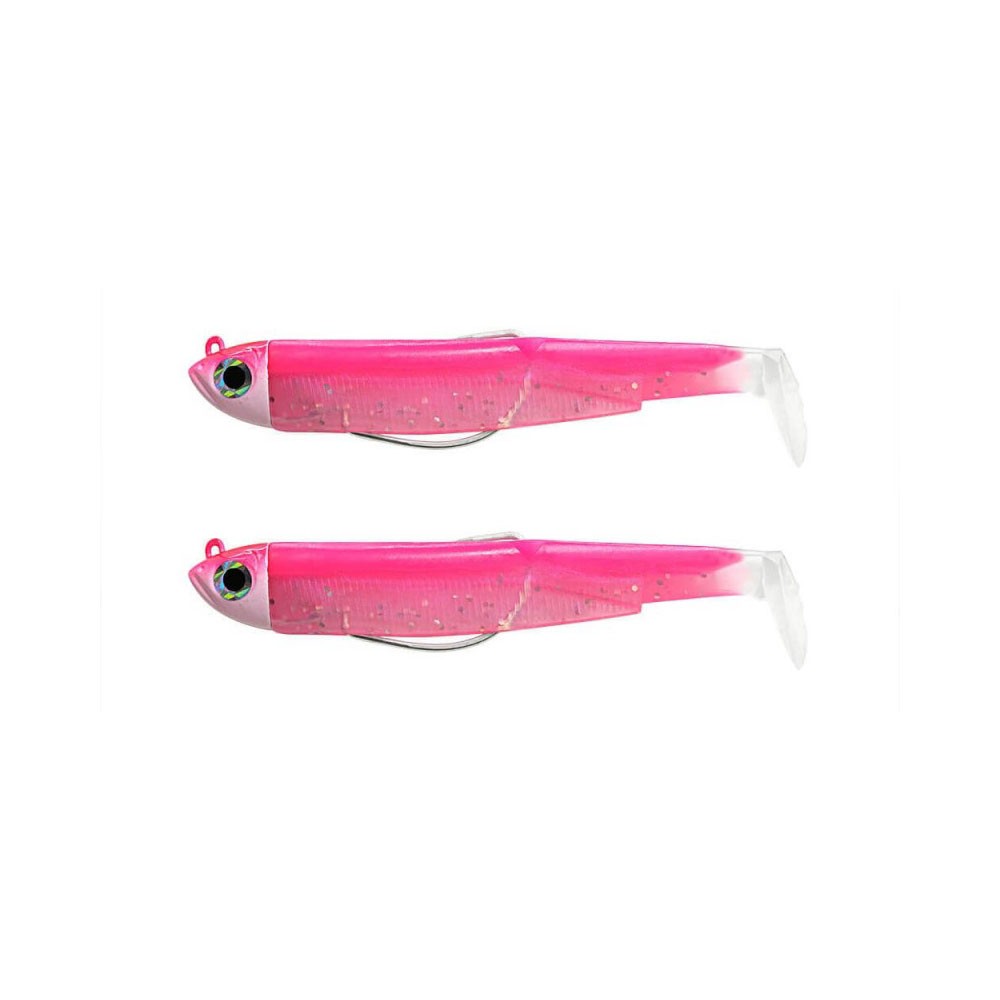 FIIISH BLACK MINNOW N.3 DOUBLE COMBO 12g FLUO PINK UV BM3018 image