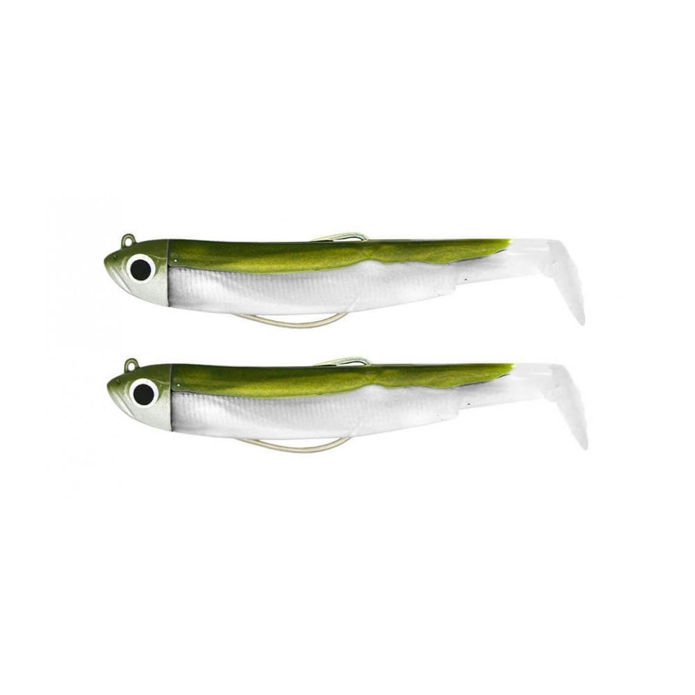 FIIISH BLACK MINNOW N.3 DOUBLE COMBO 12g KHAKI BM941 image