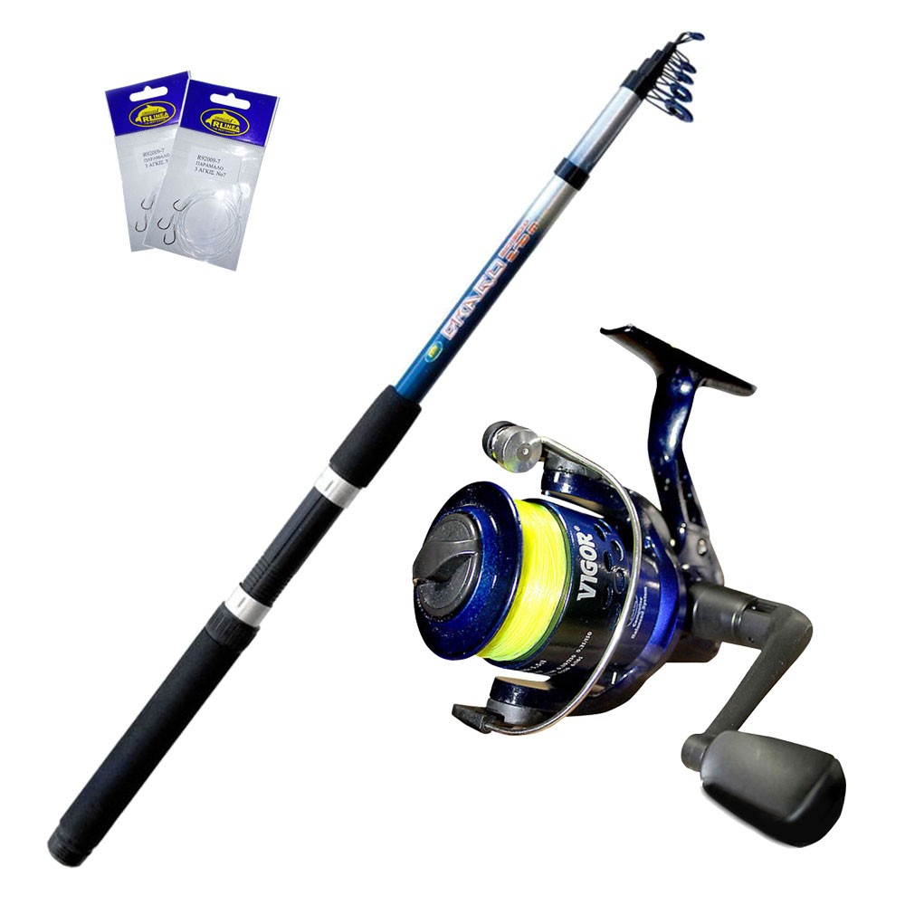 Καλάμι DRAGO 1.80m + Μηχανισμός VIGOR SL FD 400 + Πετονιά + Αρματωσιές image