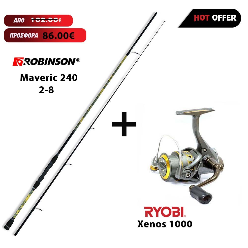 Combo LRF Robinson Maverick 240m 2-8gr + Ryobi Xenos 1000 image