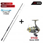 Combo Tenya OCEANIC PARGO HT 792MH 15-80gr + RYOBI XENOS 4000 image - 0