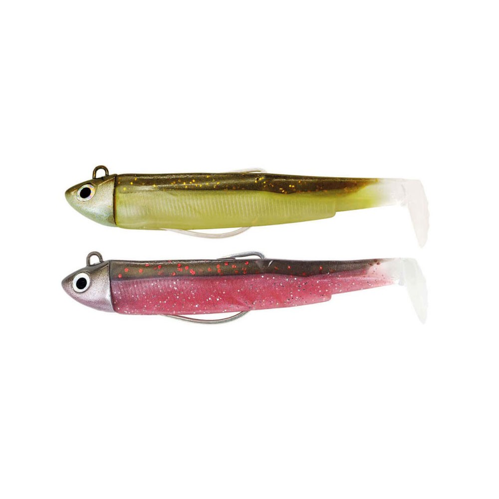 FIIISH BLACK MINNOW N.3 DOUBLE COMBO 18g SPARKLING BROWN-PINK BM3020 image