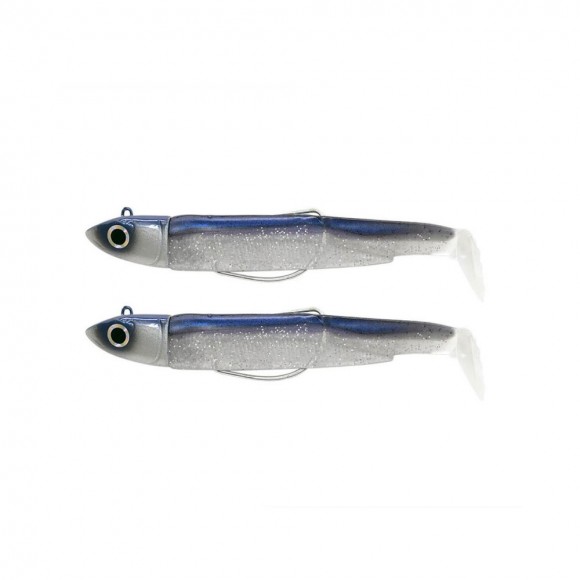 FIIISH BLACK MINNOW N.2 DOUBLE COMBO 10g BLUE-ELECTRIC BLUE BM3011 main image