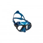 Μάσκα σιλικόνης CRESSI NANO Blue Silver/Frame Black image - 0