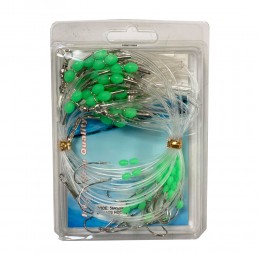 Μπαλαδοκαθετή RLINEA 20 αγκιστριών με φωσφορούχες χάντρες και στριφτάρι image