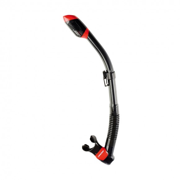 Αναπνευστήρας σιλικόνης CRESSI DRY Black/Red main image
