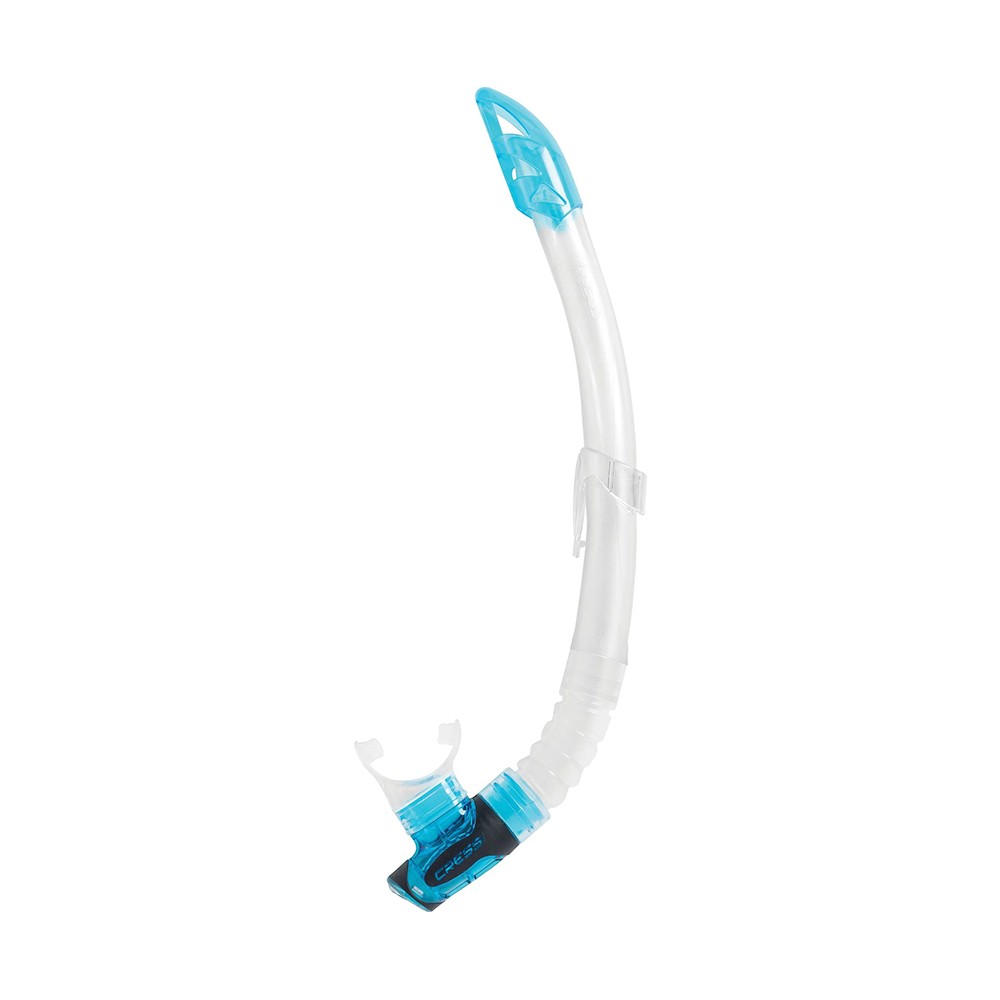 Αναπνευστήρας σιλικόνης CRESSI GAMMA Clear/Tube Aquamarine image