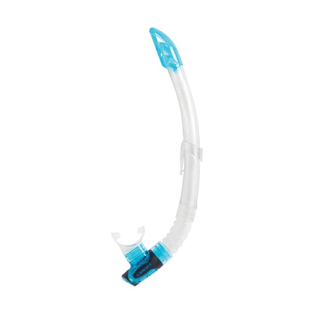 Αναπνευστήρας σιλικόνης CRESSI GAMMA Clear/Tube Aquamarine main image