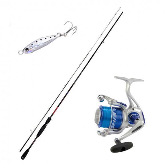 Καλάμι LINEA EFFE TOUCH 2.40m 0-8gr + Μηχανισμός SHIZUKA SK13 1000 + Πετονιά + Τεχνητό main image