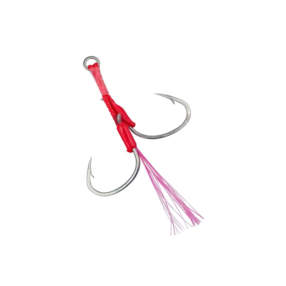 Assist Hook ECOODA CYAN BLUE SLOW JIGGING 2τμχ image