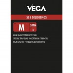 Κρικάκια VEGA SS 8 SOLID RINGS image - 2