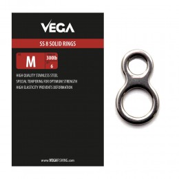 Κρικάκια VEGA SS 8 SOLID RINGS image