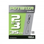 Παραμάνα-Στριφτάρι VEGA POTENZA 7064 10τμχ image - 2