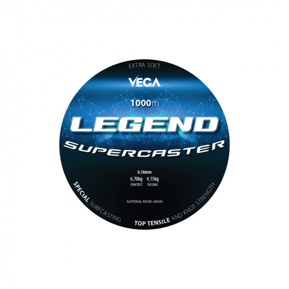 Πετονιά VEGA LEGEND SUPERCASTER 1000m 0.18-0.35mm main image