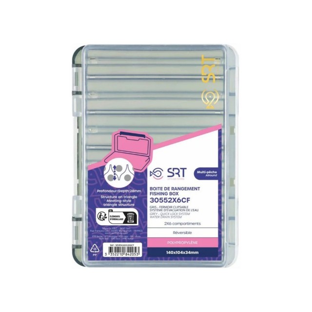 Κασετίνα Διπλής Όψης SRT-30552X6CF 140Χ104Χ34mm main image