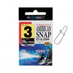 Παραμάνα Sunset Sea Clip American Snap ST-S-2004 15 τμχ image - 0