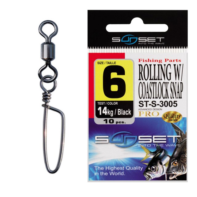 Παραμάνες με Στριφτάρι COASTLOCK SNAP SUNSET ST-S-3005 main image