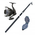 Καλάμι VIGOR HARDCORE 100-200gr 3.5m + Μηχανισμός VIGOR SILK EVOLUTION 50FD + Πετονιά + Κουτί αποθήκευσης image - 0