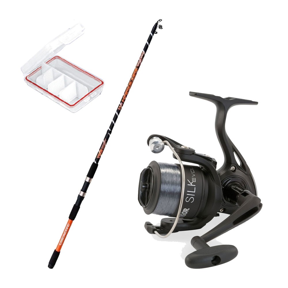 Combo Extreme Casting 3.50m: Καλάμι Vigor Hard Core 100-200g + Μηχανισμός Vigor Silk 50 + Πετονιά image