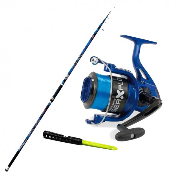 Καλάμι FF POWER CAST 4.20m 180g + Μηχανισμός SEA EXPLORER 70 + Πετονιά + Απαγκιστρωτής main image