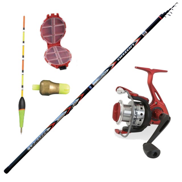 Καλάμι LINEAEFFE ORION BOLO 4.00m + Μηχανισμός BULLET 10 FD + Φελλός + Βυθομετρητής + Κουτί Αποθήκευσης main image