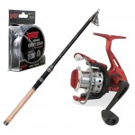 Combo Ready-to-Travel: Fishing Ferrari X-Travel + Μηχανισμός Bullet 20 + Πετονιά Grey Star image - 0