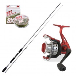 Combo Light Spinning Pro: Καλάμι FORWARD III (3-12g) + Μηχανισμός BULLET 20 + Νήμα SERT 8X image