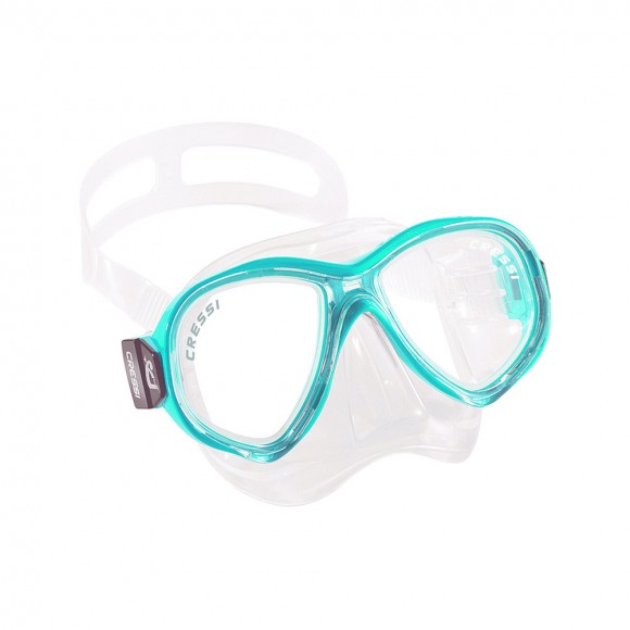 Μάσκα σιλικόνης παιδική CRESSI PERLA JR Clear Aquamarine main image