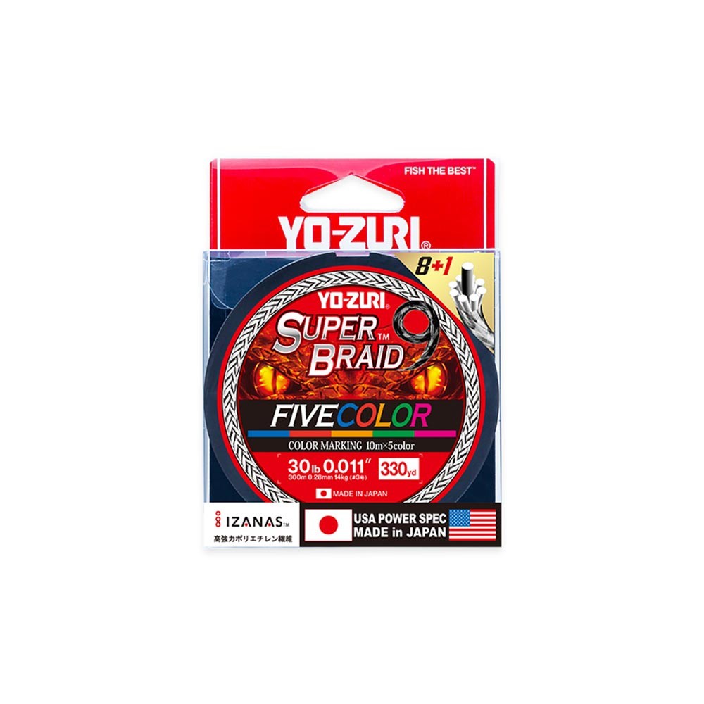 Νήμα YOZURI SUPERBRAID 9 330yds Multicolor image